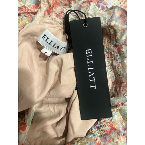 Elliatt Antonia Dress High Neck Midi Dress - in Wildflower Multi  size S NWT$289 - Picture 12 of 12